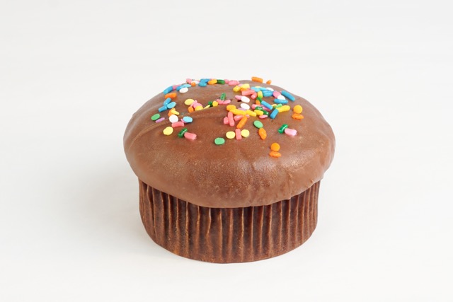 Chocolate Cupcake with Sprinkles - Individually Wrapped - 6ct