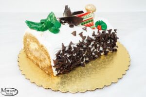 Tiramisu Yule Log - 6 inch